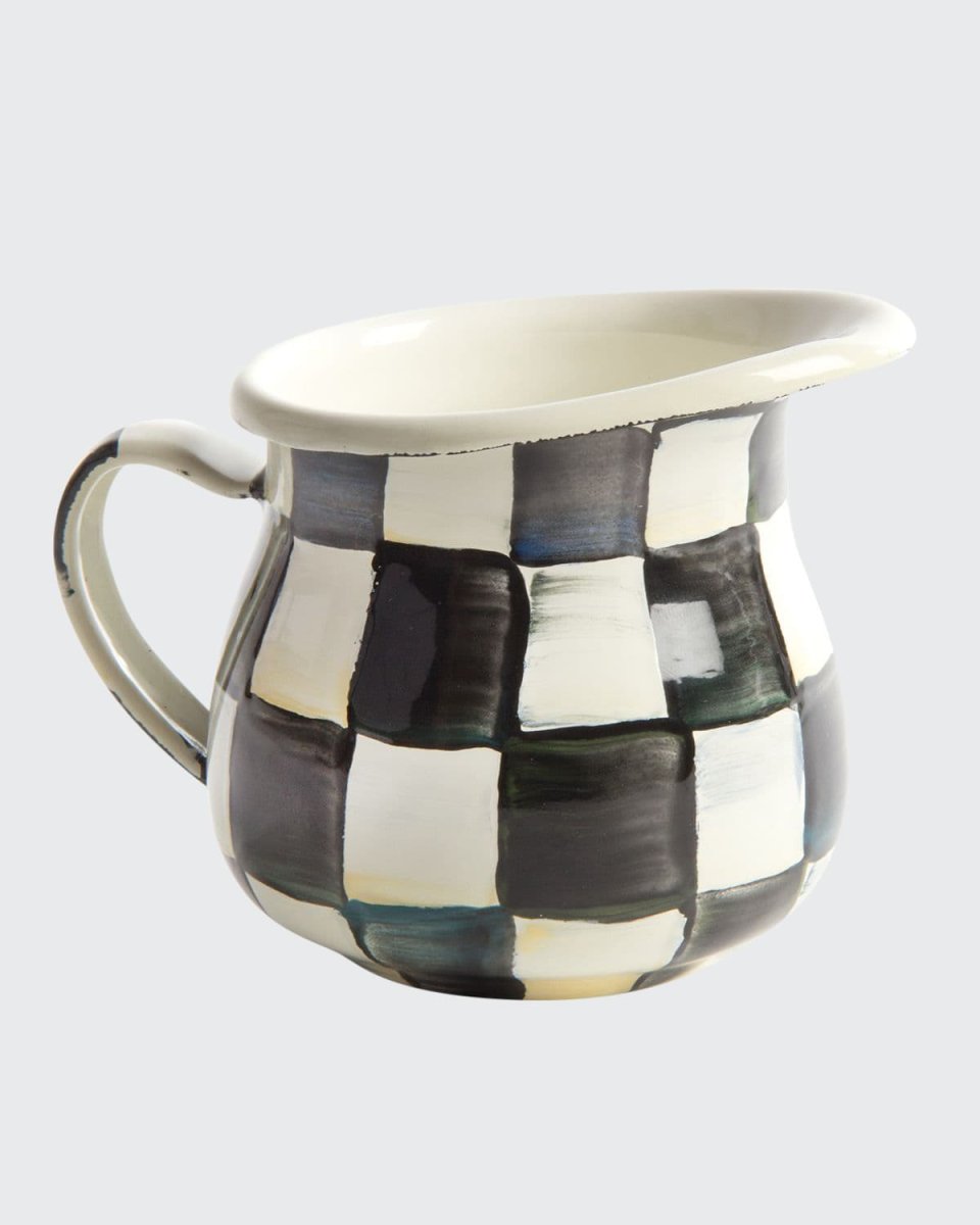 Courtly Check Enamel Little Creamer